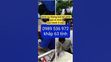 hút bể phốt #hutbephot #dichvuhutbephot #thongtaccong