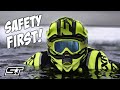 Fxr racing flotation assist safety technology fast snowmobile gear