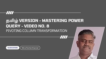 தமிழ் Version – Mastering Power Query: The Ultimate Guide | Video #8 | Pivoting Columns