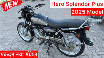 Thumbnail of New 2025 Hero Splendor Plus Bs7 Review | Splendor Plus 2025 New Model✅Splendor Bike✔️Splendor Gadi