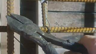 Rebar ties. Snap tie the right way. Lesson #1