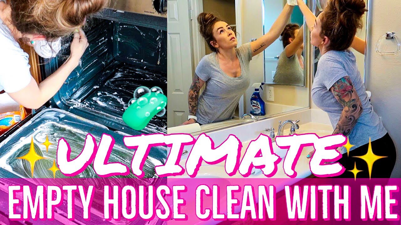 CLEAN WITH ME 2019 CLEANING MOTIVATION EMPTY HOUSE 🏡 MOVE OUT