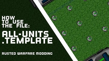 All-units.template | Rusted Warfare Modding Guides