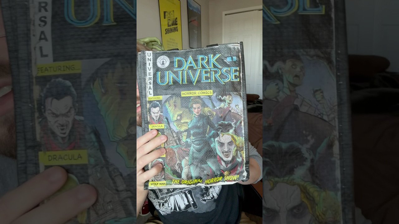 Dark Universe Merch UNBOXING #epicuniverse #darkuniverse #universalmonsters #blindbag