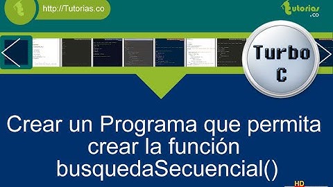 funciones – turbo C (funcion busqueda secuencial en vector)