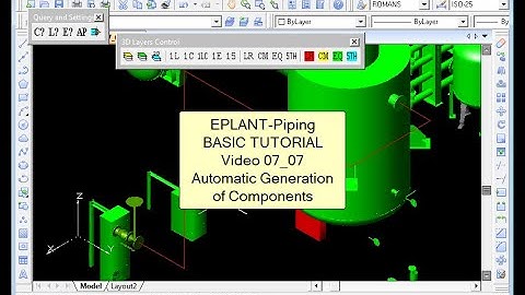 EPLANT-Piping Basic Tutorial: Automatic Component Placement (pde_07_07)