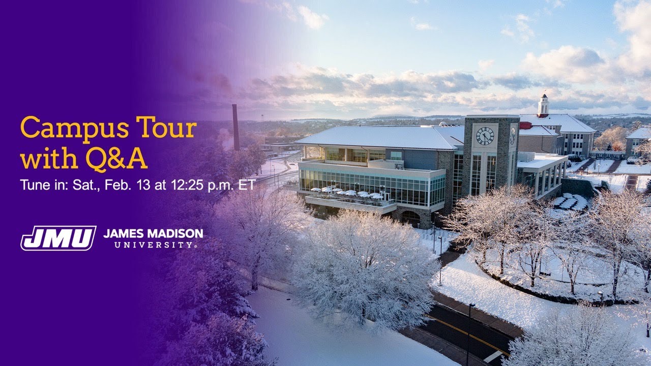 JMU Campus Tour with Live Chat - YouTube