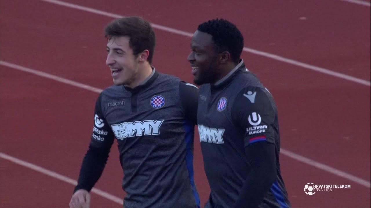 Cibalia - Hajduk, 0:4, prvi gol Ohandze
