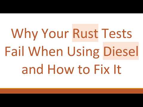 Why Your Rust Tests Fail When Using Diesel and How to Fix It