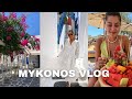 MYKONOS VLOG | What I Ate, Wore & Did | Lauren Firenza