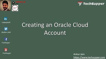Creating an Oracle Cloud Account free