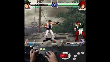 KOF 2002 TUTORIAL Automatic Clark super effective