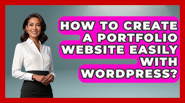 How To Create A Portfolio Website Easily With WordPress? - Graphic Design Nerd