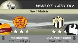 FIFA 07 | WWL 07 14th Division Week 17 Match 10 - Motherwell vs U.D. Vecindario [AI vs AI]