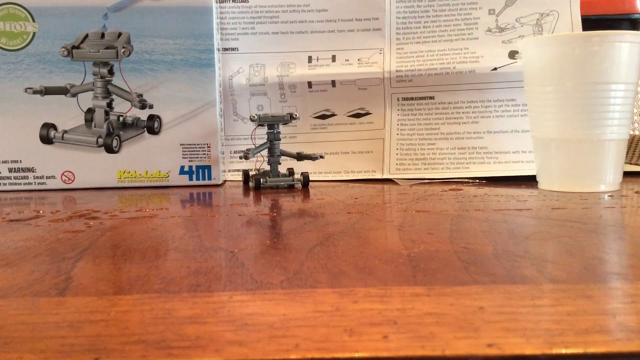 Salt powered robot  🤖