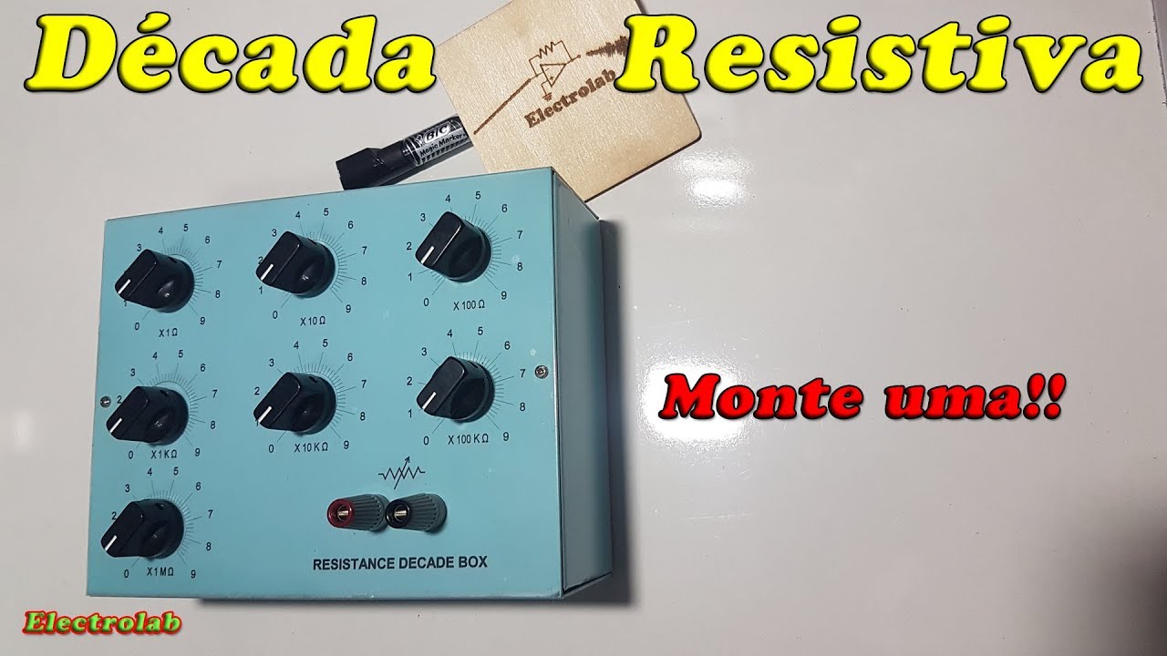 Projeto de uma Década Resistiva para bancada!