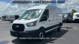 2023 Ford Transit 250 Medium Roof | Mint Motors Fort Myers Commercial Cargo Van