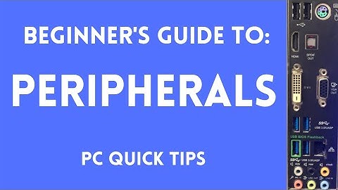 How to connect peripherals to your PC