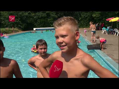 Leeggelopen zwembad Swifterbant