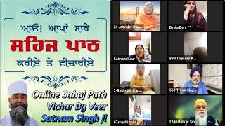 Sahaj Path santhya Vichar by Veer Satnam Singh Ji 8/7/26 Ang 1405 Daily Sehaj Path Santhya SGGS
