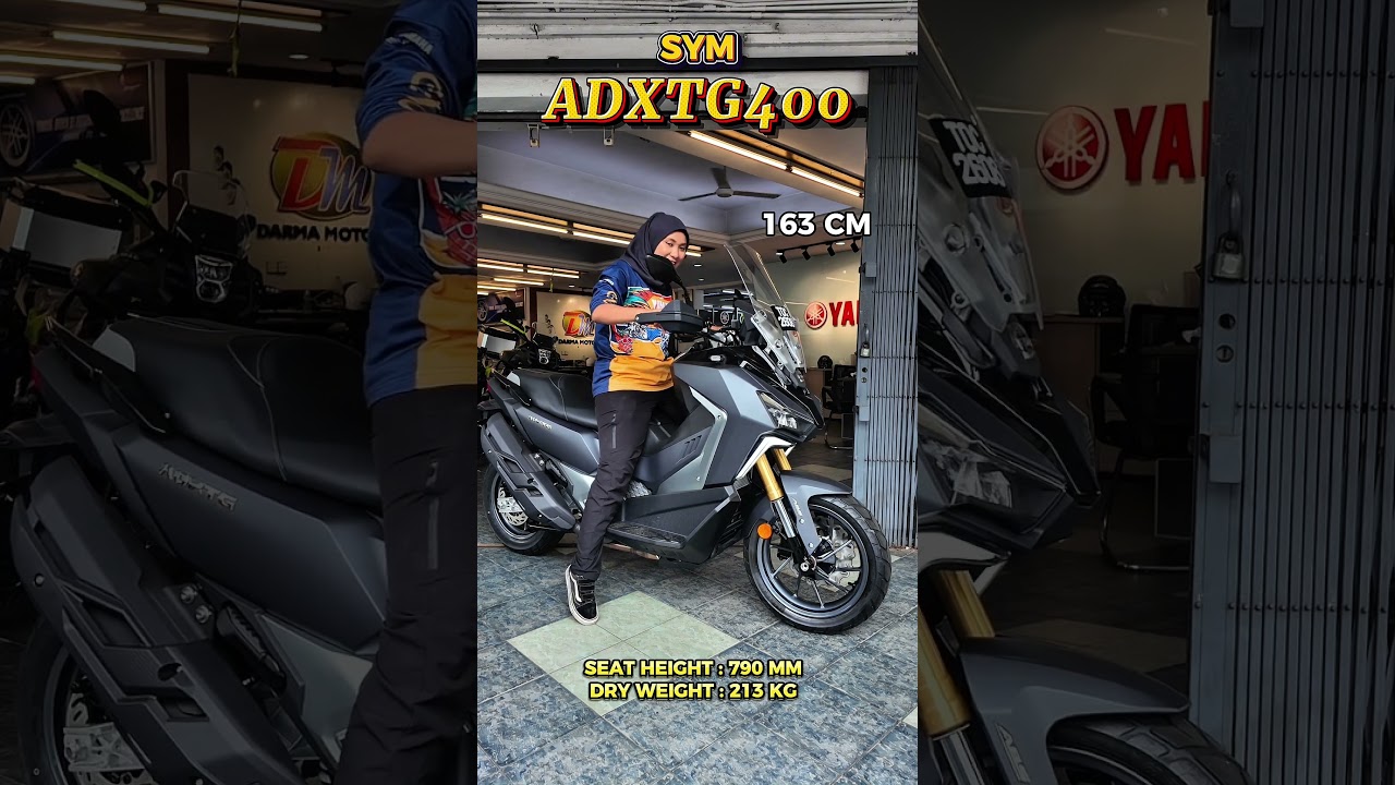 Sym ADXTG400 seat height test! # 