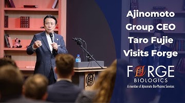 Ajinomoto Group CEO Visit to Forge Biologics
