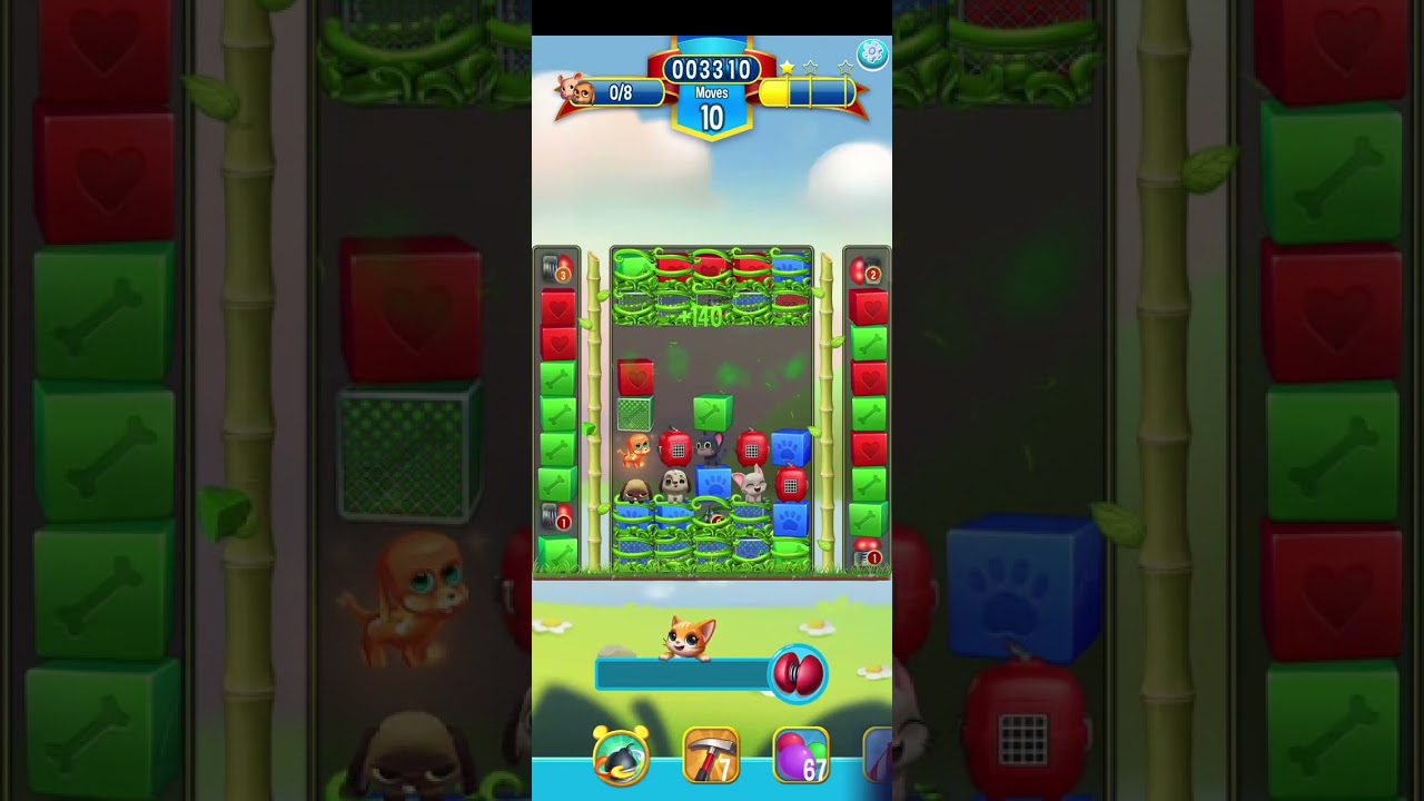 Pet Rescue Saga level 4691 one hammer