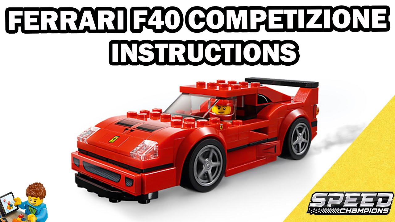 LEGO INSTRUCTIONS - Ferrari F40 Competizione - SPEED CHAMPIONS LEGO Set 75890 - YouTube