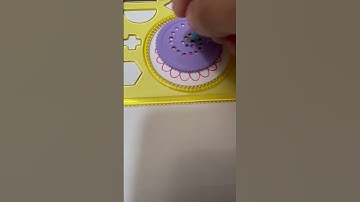 Simple Spirograph design Satisfying ASMR Video #shorts #ytshorts #asmr #asmrsounds #spirograph