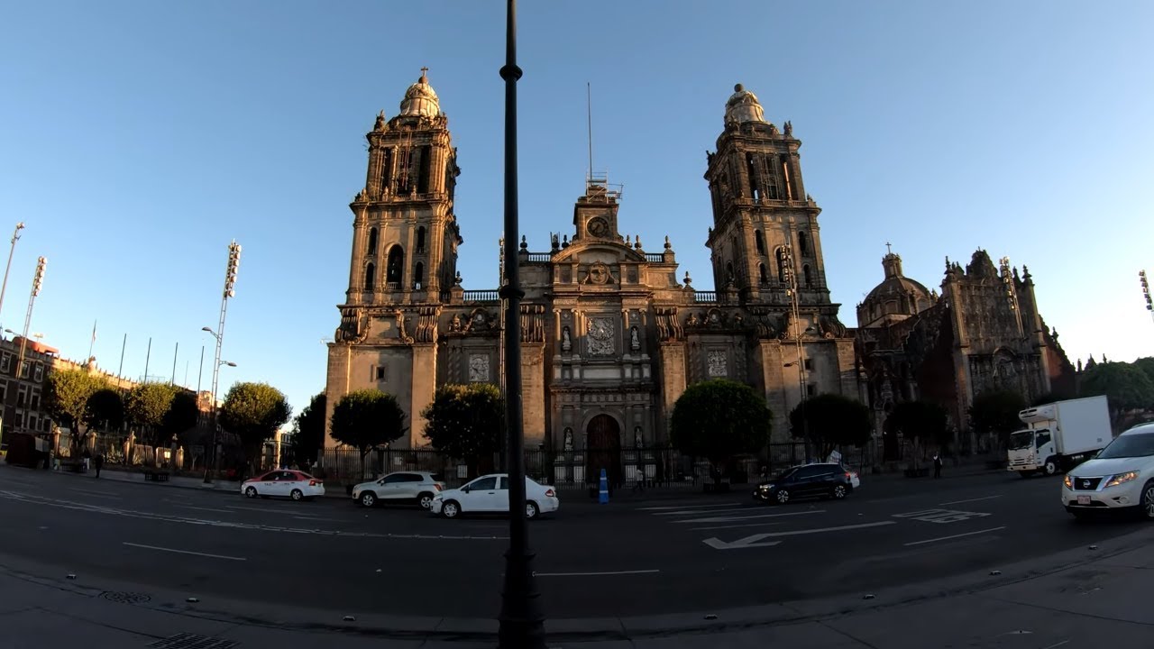 ⁴ᴷ⁶⁰ Walking Mexico City CDMX : Juárez to Centro Histórico (Bellas Artes, Zócalo, Templo Mayor)