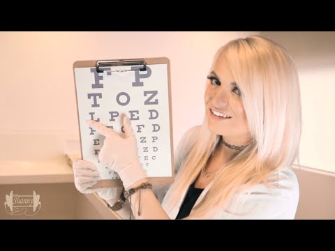 [ASMR] EYE EXAM DOCTOR ROLEPLAY | Up Close Medical Exam, Glove Sounds, Light Triggers