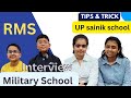 Military school interview | Rashtriya military school interview | UP sainik school interview 