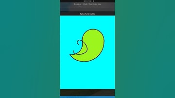 Create the bird using with python turtle graphics #shorts #python #programming