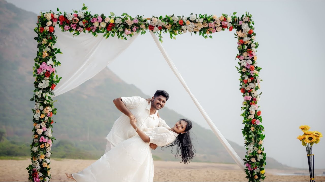 Beach🌊🤍| Pre-Wedding Shoot 😍#SusmithaKrishna 💞