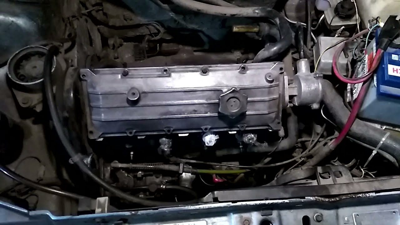 Затроил двигатель, заглох, масложор, замер компресcии FIAT UNO 1.7D, 149В3.000, 1986г, Часть 1