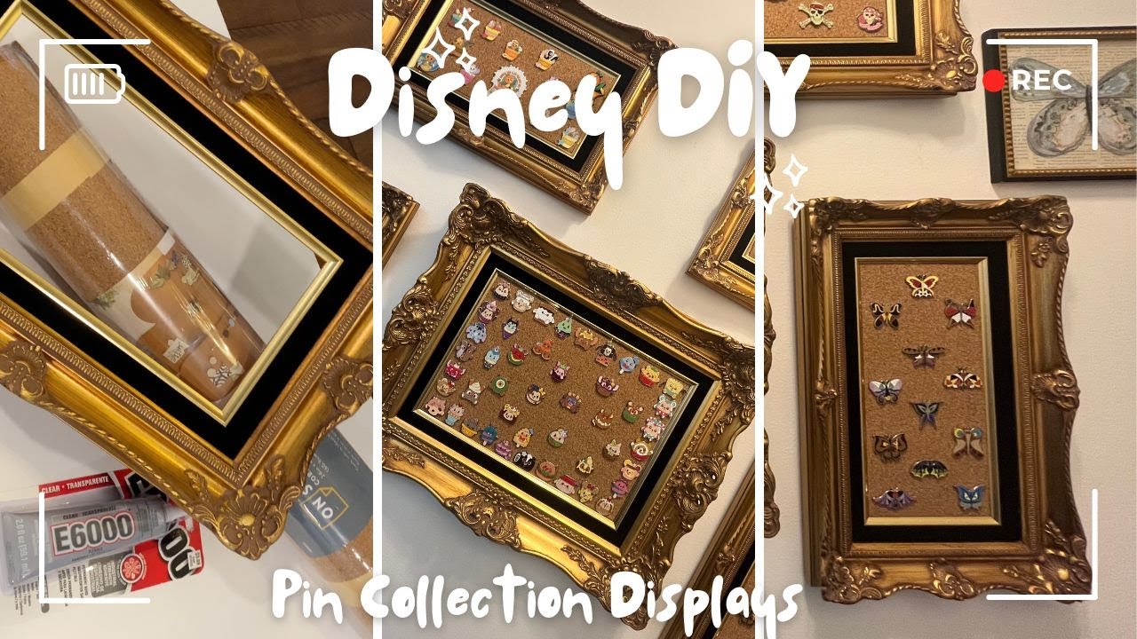 Disney Diy Turning Thrift Store Frames Into Disney Pin Boards Organize My Disney Pins With 
