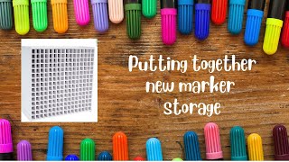 LIVESTREAM | Let&#39;s put together my new marker storage