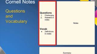 Cornell Note Taking