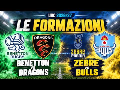 Benetton e Zebre: commento le formazioni | URC 2026/27
