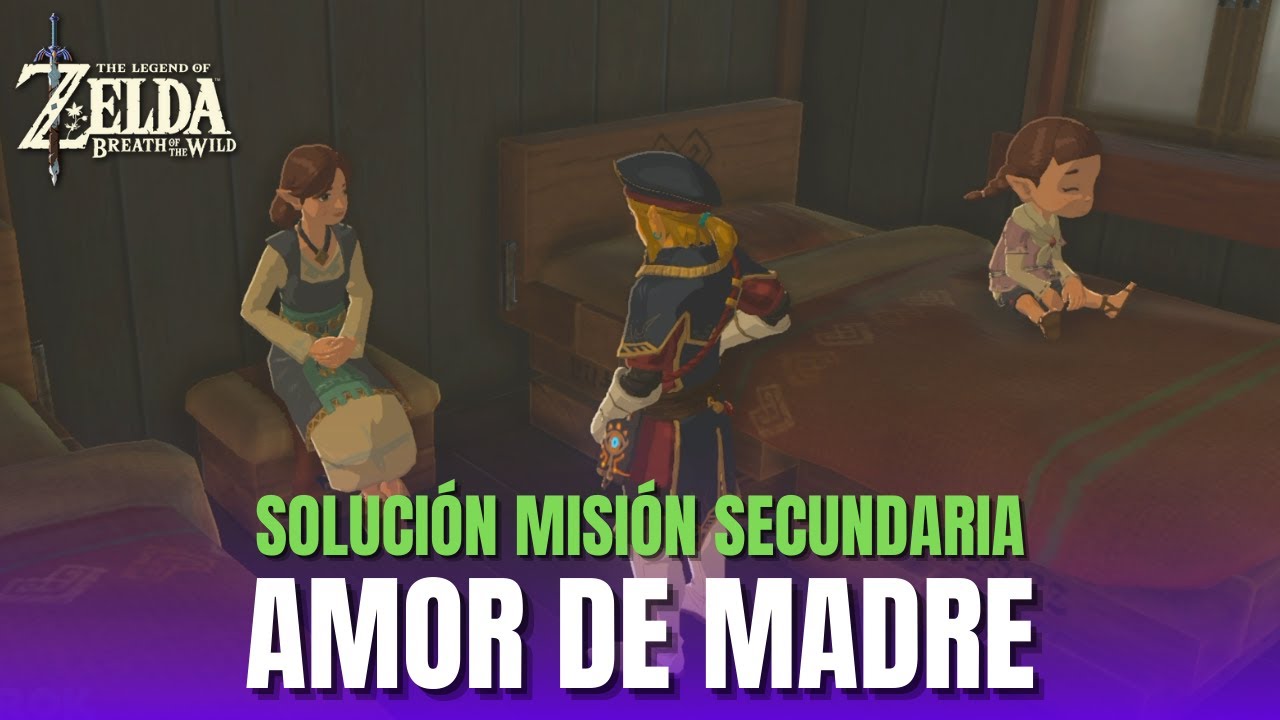 AMOR DE MADRE (MISION SECUNDARIA) SOLUCION | Zelda Breath of the Wild - Guia Español