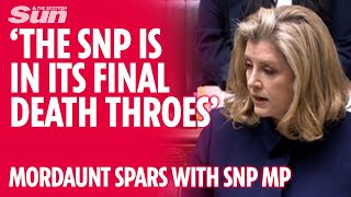 Penny Mordaunt ridicules imploding SNP & their ferry fiasco