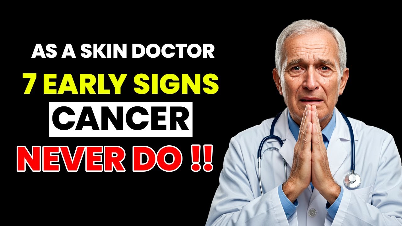 Seniors, WARNING! These 7 Early signs Cancer That Appear on Your Skin