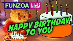 HAPPY BIRTHDAY TO YOU | A Birthday Rhyme For Children By Funzoa Mimi Teddy | Funzoa Kids Rhymes