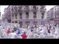 San Fermín 2016: Vive el sexto encierro en 360º