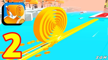 Spiral Roll - Gameplay Walkthrough Android, iOS (Level 1 - 20)