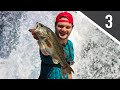 LIVE Bait Fishing Under A WATERFALL!! (Big Bass)