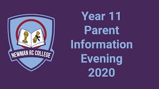 Year 11 Parents Information Evening Introduction Update
