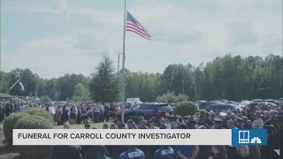 Last call ceremony for fallen Carroll County Investigator Taylor Bristow