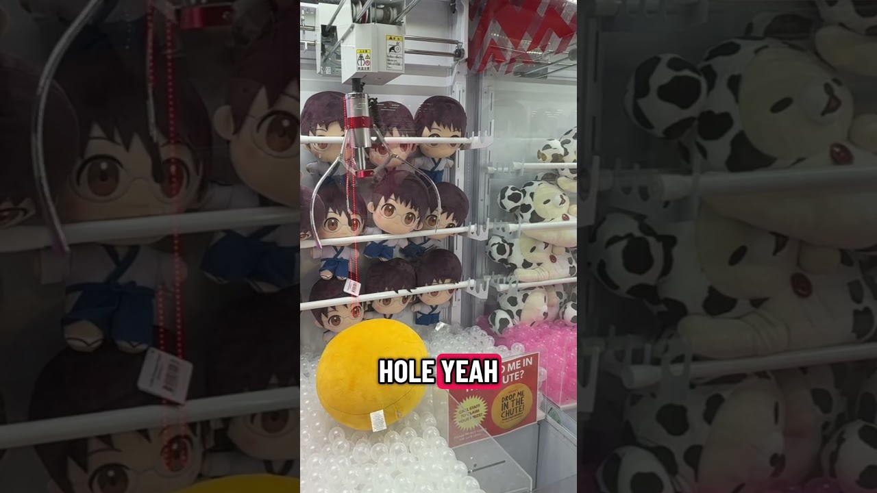 Why was #shinpachi the hardest #gintama character to win? #clawmachine #round1 @round1usaofficial