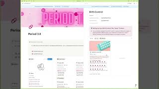 The Smartest Period Tracker in Notion: Period 3.0 Big Intelligence Update screenshot 4